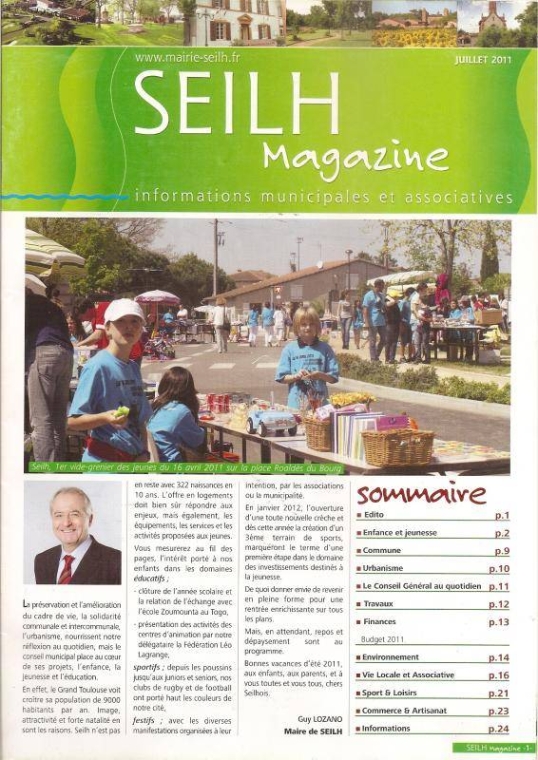 Article Seilh Magazine, Toulouse, Le Couturier du Mobilier