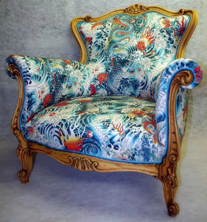 Vente d'une grosse bergère Régence à Toulouse, Toulouse, Le Couturier du Mobilier